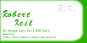 robert keil business card